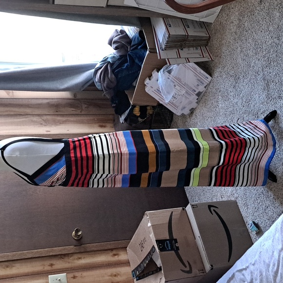 Jessica Simpson size M multicolored striped maxi sundress - Picture 2 of 5